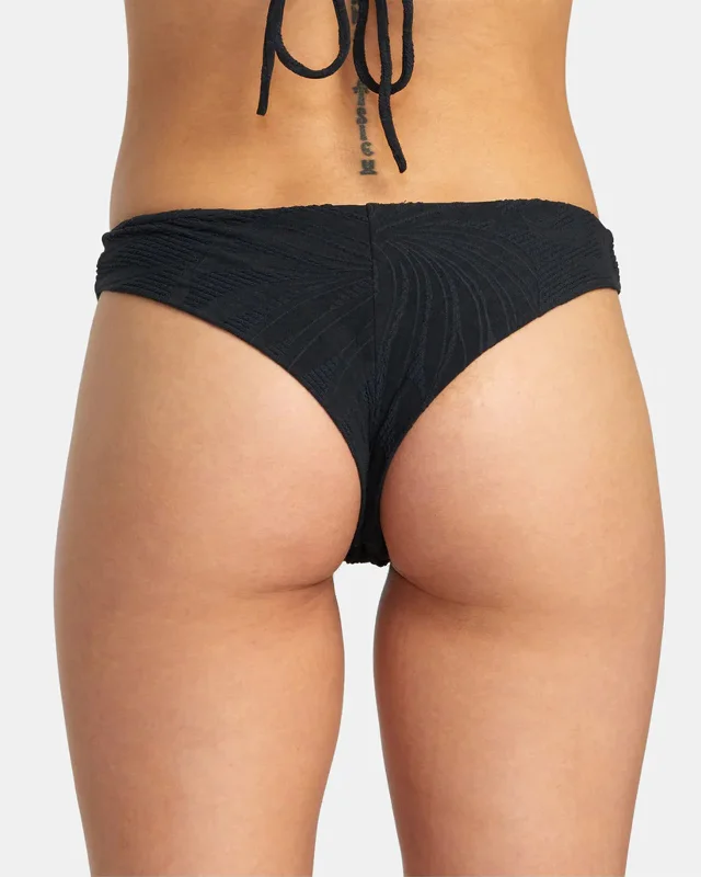 Palm Grooves Cheeky Bikini Bottoms