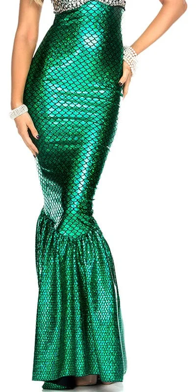 Sexy Colorful Hologram Mermaid Skirt