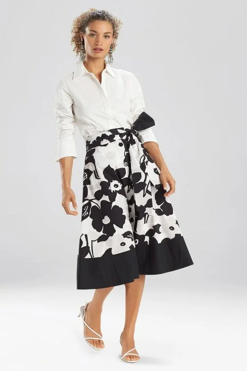 Anemone Garden Button Down Skirt