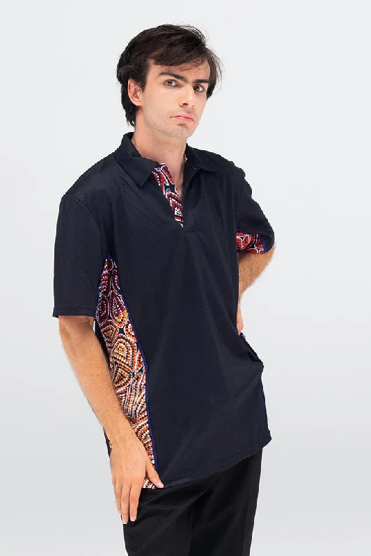 Our Many Tribes UPF50+ Bamboo (Simpson) Unisex Polo Shirt