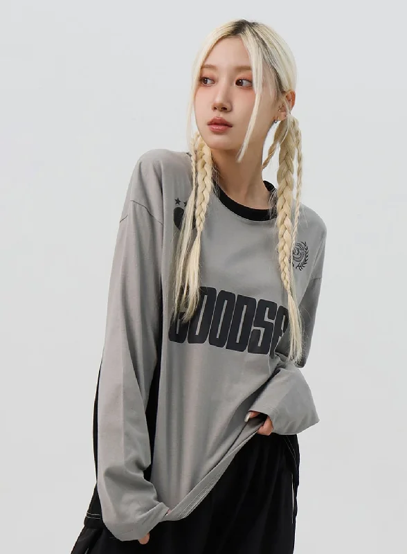 Loose Fit Long Sleeve Tee IS312