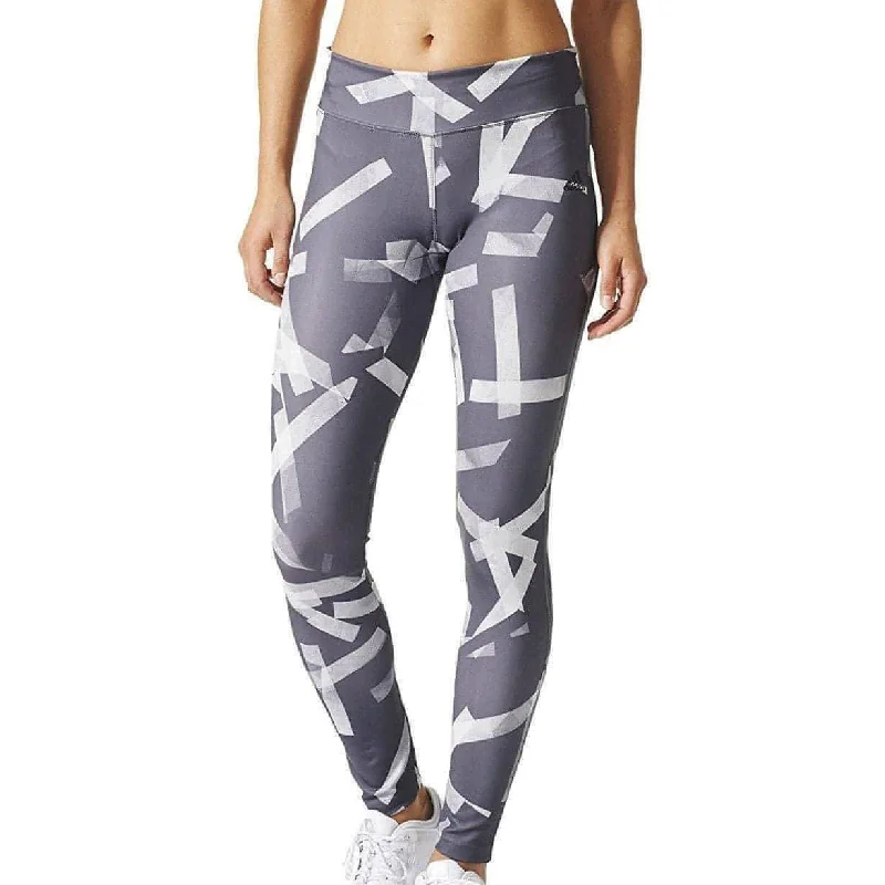 Women's Seamless Compression Tight Trousers in Gray for Fitness and Yoga Sessionsadidas Designed 2 Move Womens Long Running Tights - Grey
