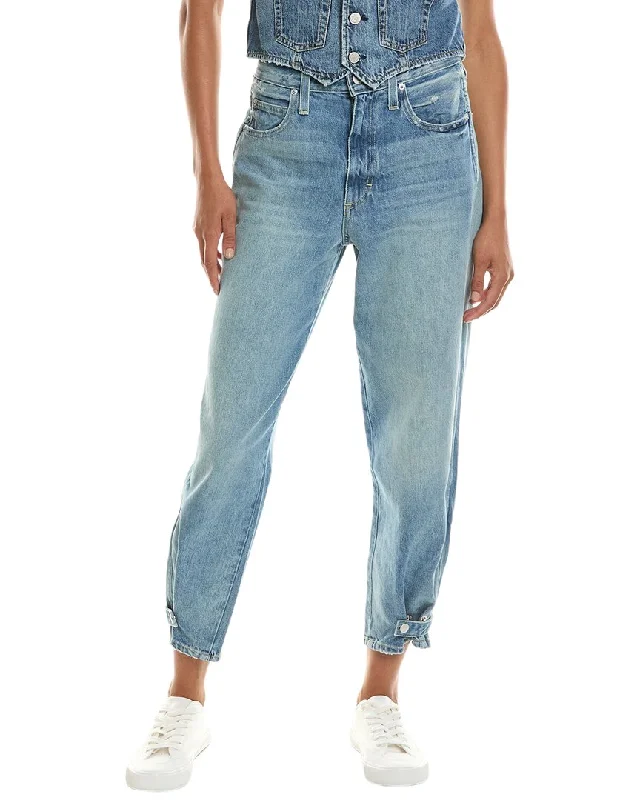 Women's Leather - Look Tight Trousers with Zipper Details in Dark Gray for an Urban StyleAMO Loving Gratitude Tapered Leg Jean