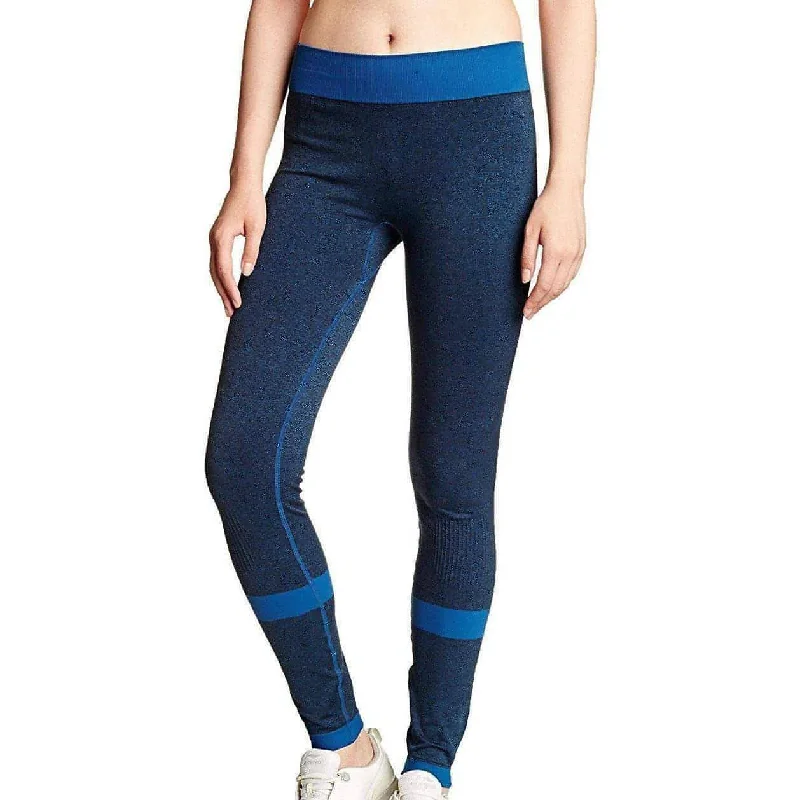 Women's Tight Trousers with Mesh Panels in Black for a Sexy and Modern AppearanceAsics Seamless Womens Long Running Tights - Blue