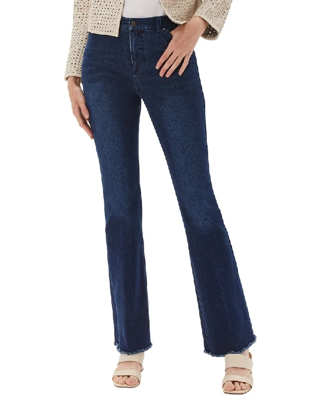 Women's Tight Trousers with Drawstring Waist in Khaki for a Relaxed and Adjustable Fitecru Spring 24 Hollywood Bootcut Jean