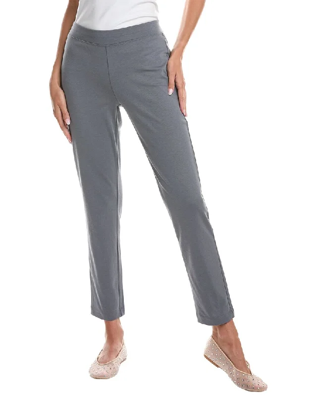 Women's Tight Trousers with Mesh Panels in Black for a Sexy and Modern AppearanceEILEEN FISHER Slim Ankle Pant