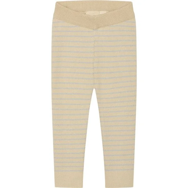 Women's Fleece - Lined Tight Trousers in Dark Blue for Warmth in Cold WeatherFlöss Flye Leggings Sea Salt/Warm Cotton