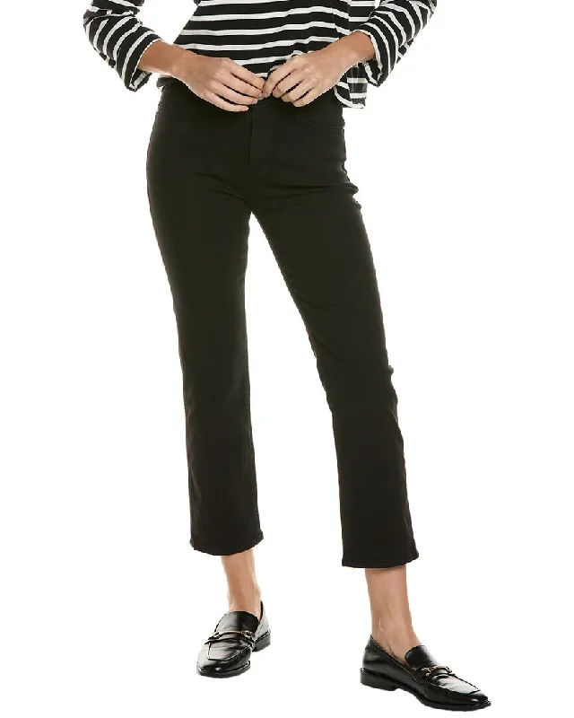 Plus Size Women's Embroidered Tight Trousers in White for a Feminine and Elegant StyleFRAME Denim Le High Film Noir Straight Jean