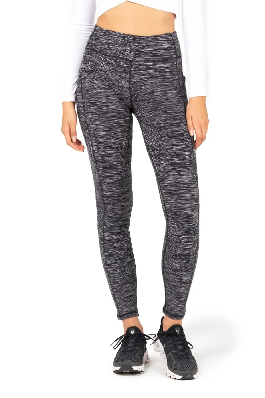 Space Dye High-Waist Double Brushed Leggings