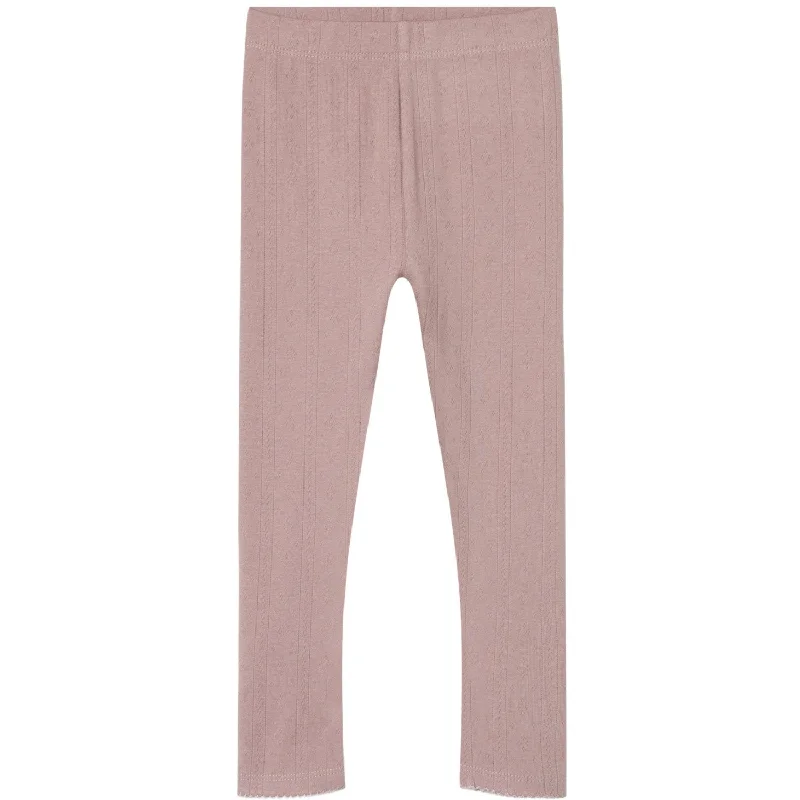 Women's Velvet Tight Trousers in Burgundy for a Luxurious and Elegant AppearanceName It Woodrose Nigella Slim Leggings
