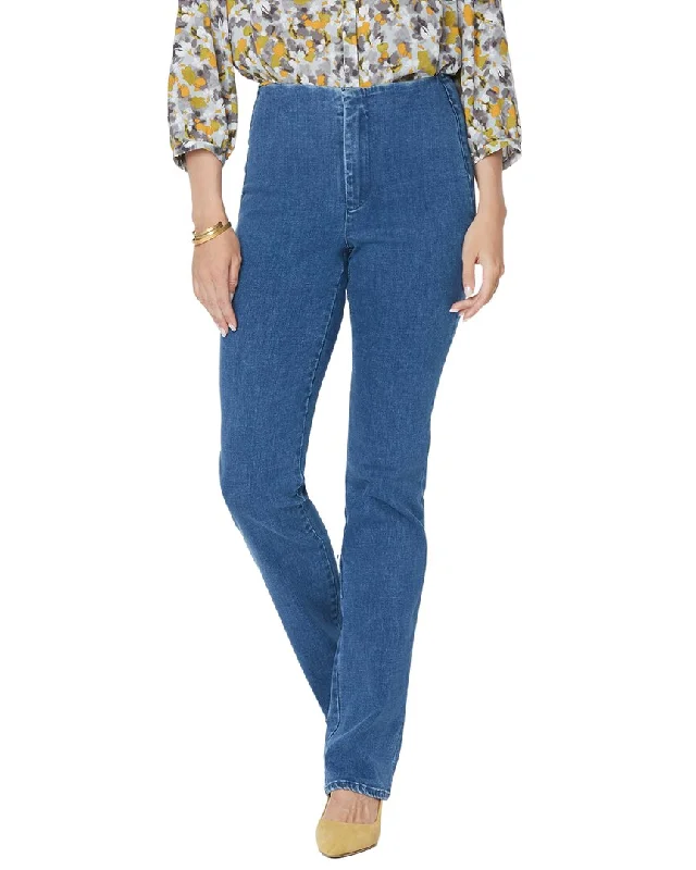 Plus Size Women's Plaid Tight Trousers in Multicolor for a Stylish and Classic LookNYDJ Petite Marilyn Straight Forever Slim Jean