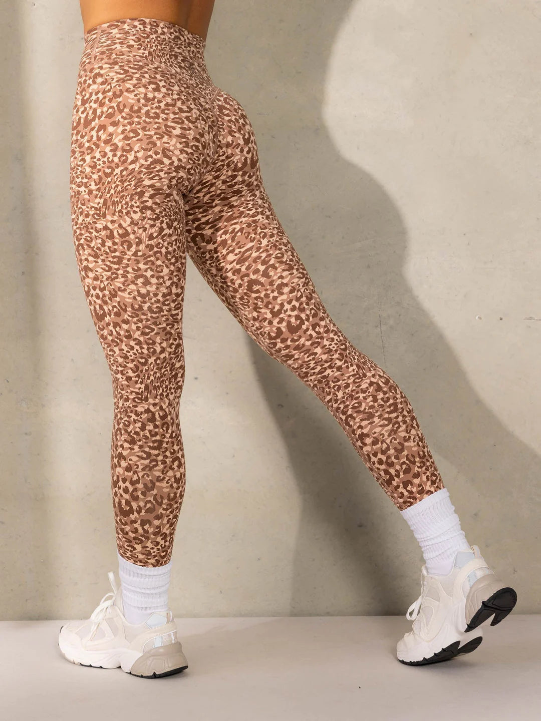 Ryderwear | Empower High Waisted Leggings - Mocha Leopard