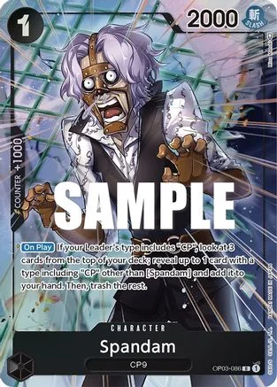 Spandam (Alternate Art) [OP03-086] One Piece - Pillars of Strength