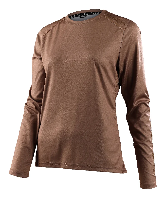 Troy Lee Designs Lilium Long Sleeve MTB Jersey - Womens - Coffee