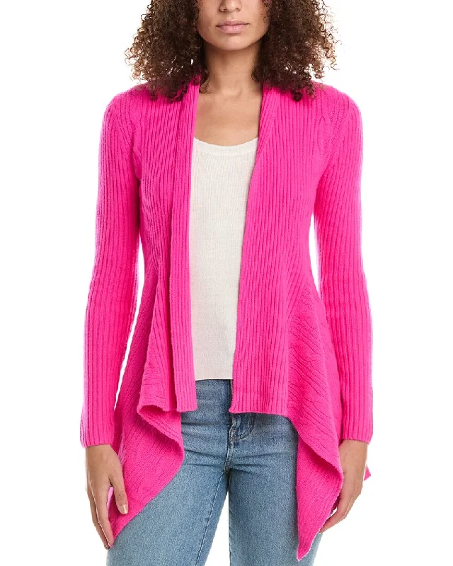 cashmere blend women cardigan for a luxurious feelAutumn Cashmere Cable Drape Cashmere & Wool-Blend Cardigan