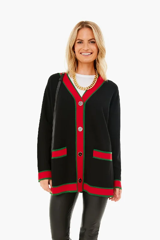 maternity women cardigan for expecting momsBlack Lauren Cardigan