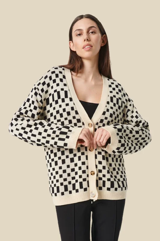 color block women cardigan with bold huesCabba Cardigan