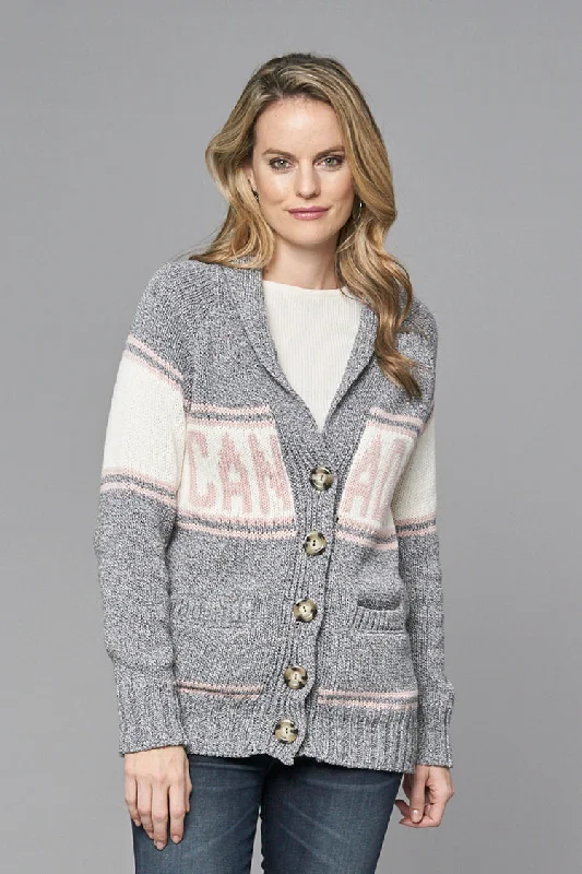 floral print women cardigan for a feminine touchCanadiana Eco Cotton Cardigan
