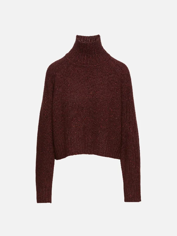 Cropped Turtleneck Top