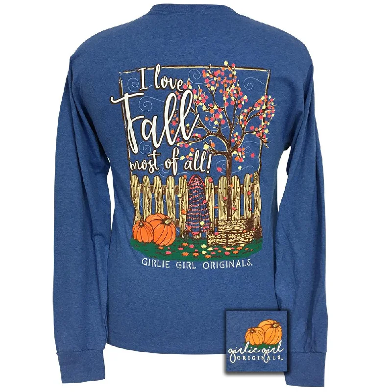 Fall-Retro Heather Royal LS-1688