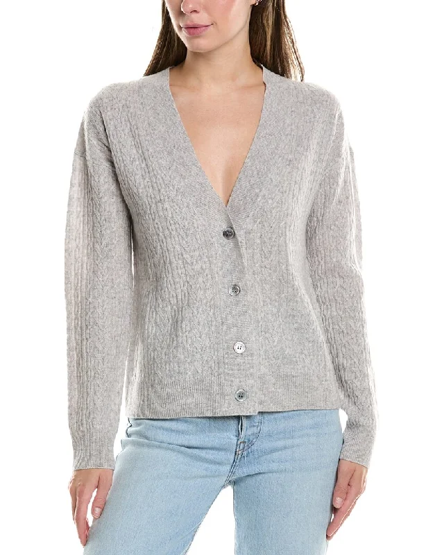 sequin embellished women cardigan for special occasionsInCashmere Cable Cashmere Cardigan