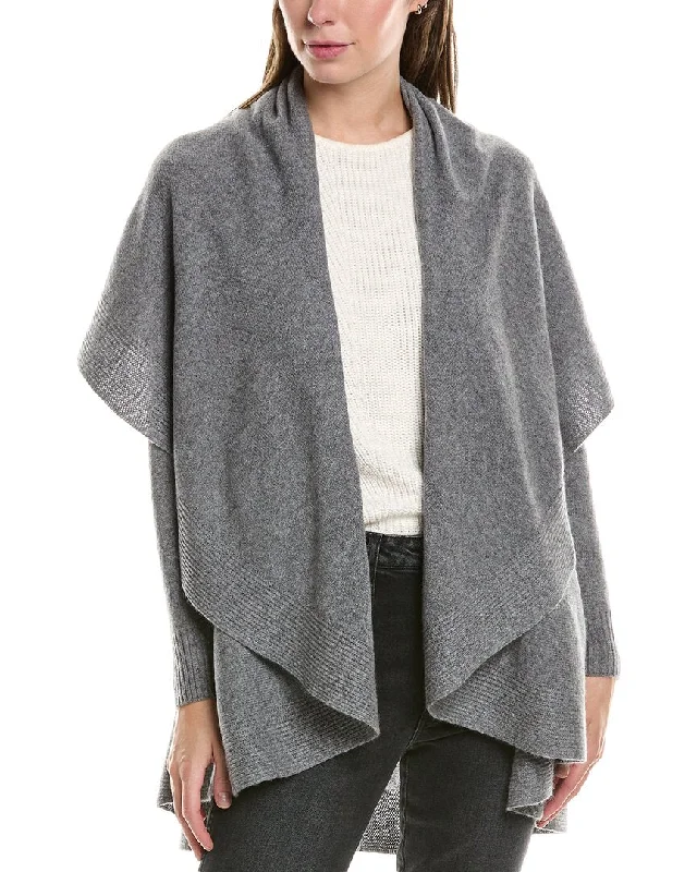 boyfriend style women cardigan for a relaxed fitInCashmere Shawl Cashmere Cardigan
