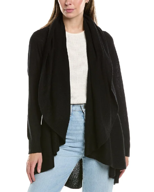 floral print women cardigan for a feminine touchInCashmere Shawl Cashmere Cardigan