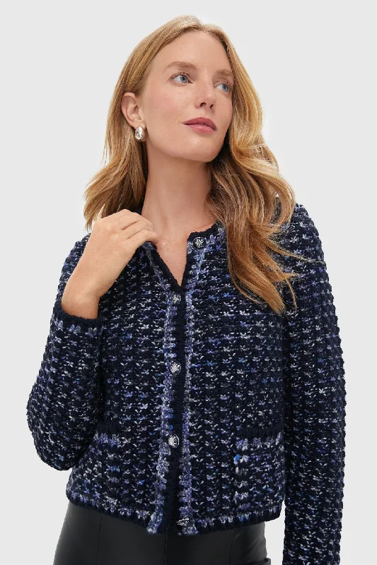 color block women cardigan with bold huesMarine Beloni Cardigan