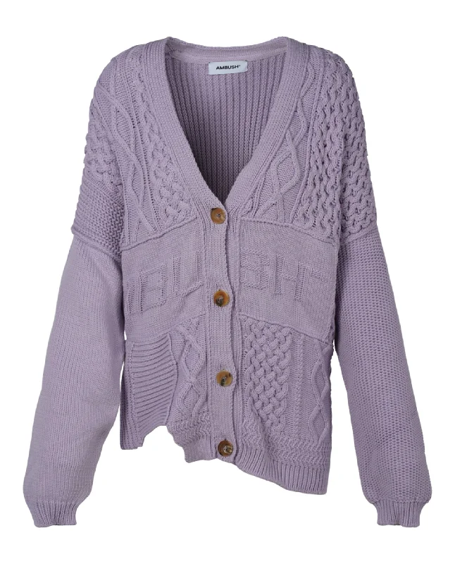 lightweight women cardigan for spring and fallPatchwork Knitted Cardigan