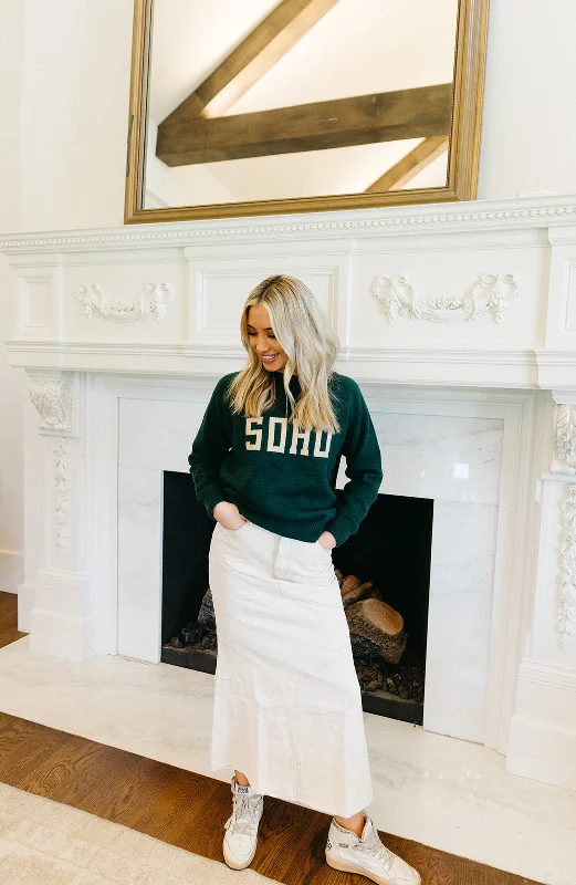 SoHo Sweater - Forest Green