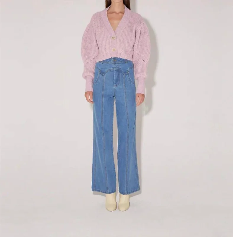 cashmere blend women cardigan for a luxurious feelSienna Cardigan In Lavender