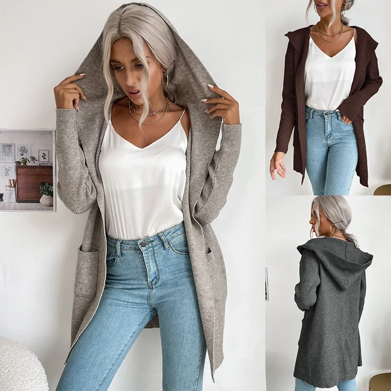 cable knit women cardigan with intricate patternsWomen Cardigan Sweaters Coat Classical Long Sleeve Cashmere Open Front Cardigan Knit Sweater