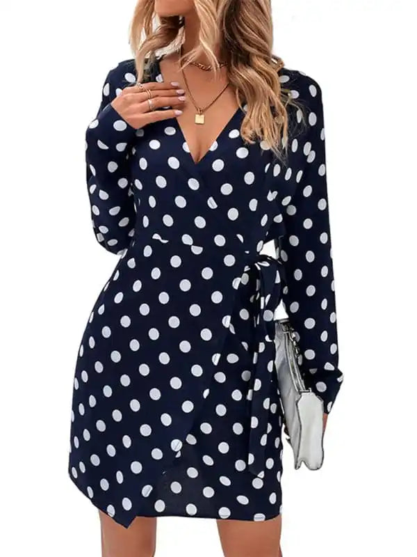 Women’s new polka dot one piece dress