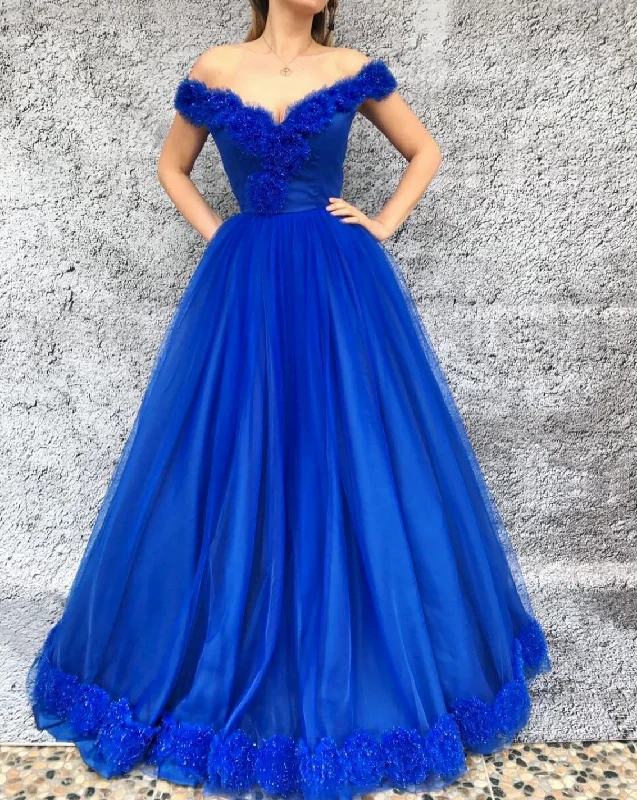 Heron Cobalt Gown