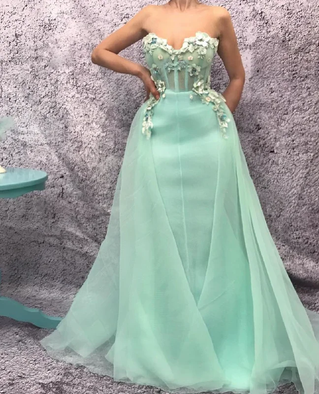 Green Love Gown