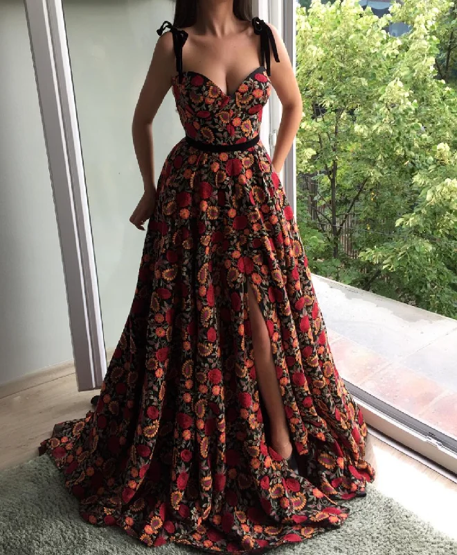 Autumnal Flowers Gown