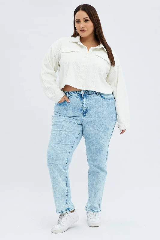 Denim Mom Denim Jeans High Rise