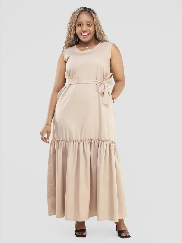 Ensley Dresses - Beige