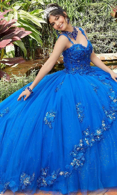 Vizcaya by Mori Lee - 89286 Floral Applique Sweetheart Ballgown