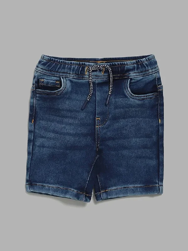 HOP Kids Blue Denim Shorts