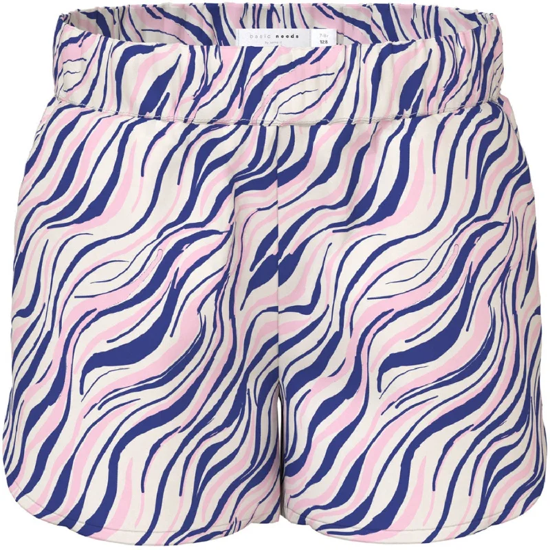 Name It Bright White Zebra Vinaya Shorts Noos