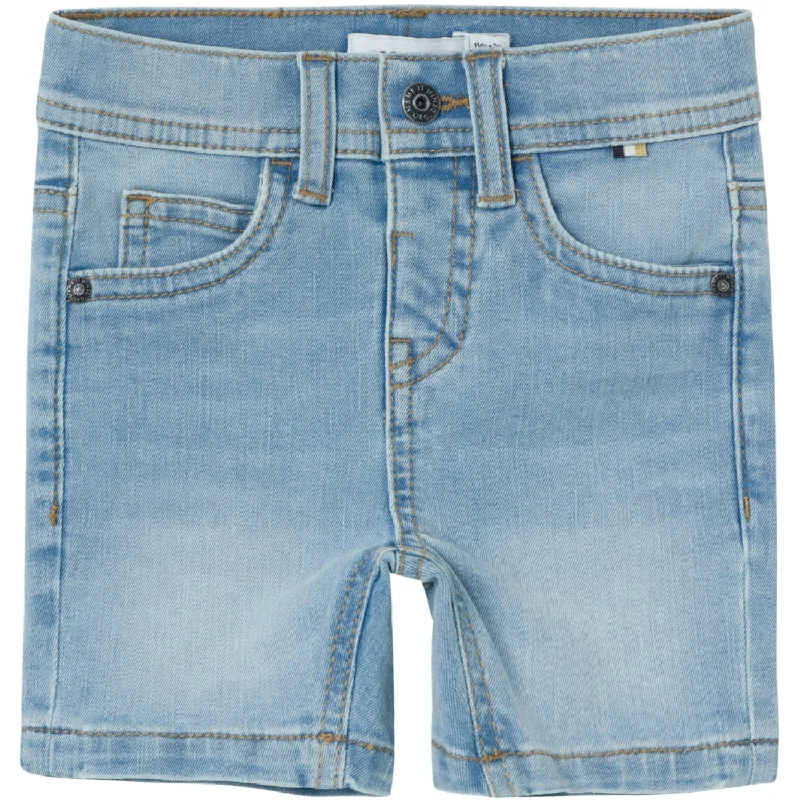 Name It Light Blue Denim Silas Slim Denim Shorts