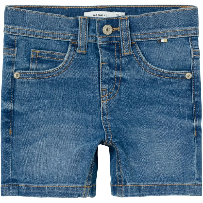 Name It Medium Blue Denim Silas Slim Denim Shorts