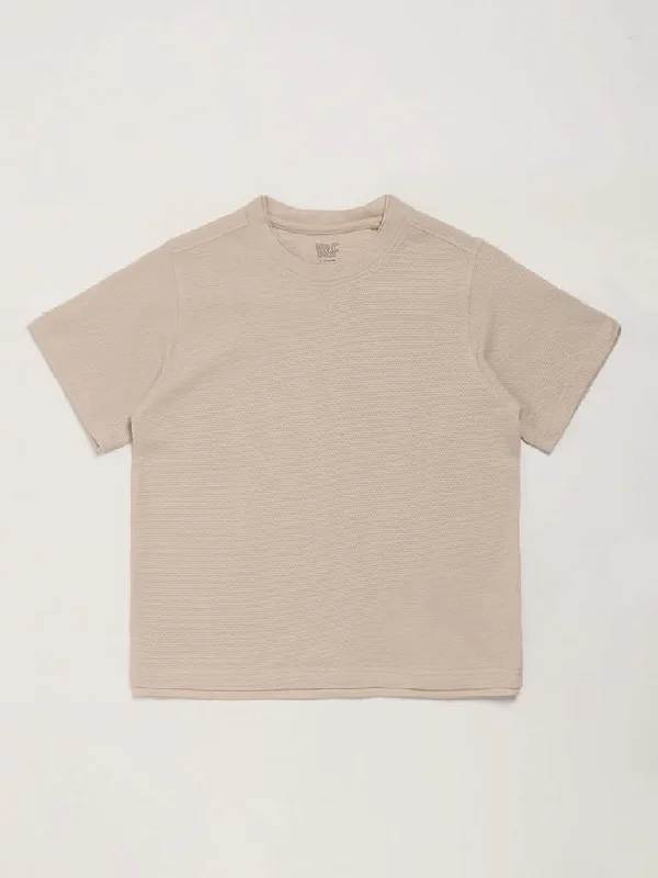 Y&F Kids Beige T-Shirt